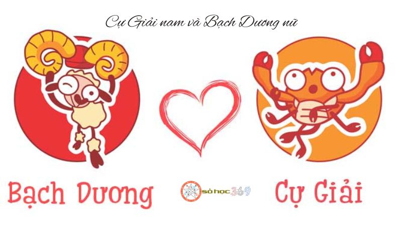 Cự Giải nam và Bạch Dương nữ