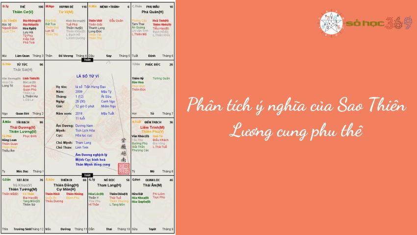 Phân tích ý nghĩa của Sao Thiên Lương cung phu thê